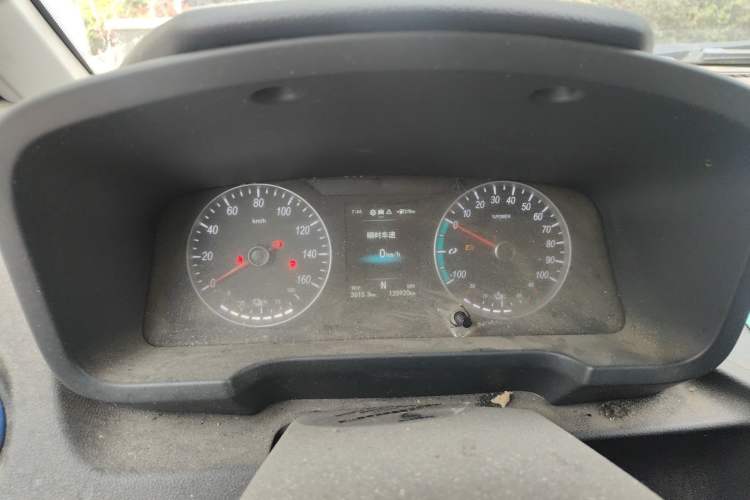 Used Foton Intelligent Blue Elf E7 2023 Pure Electric Van Flat Roof 2 Seats CATL 46.36 kWh