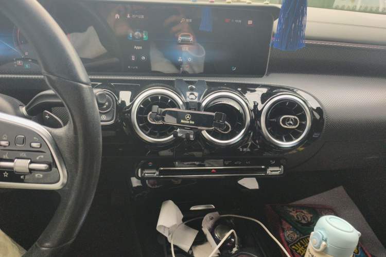 Used Mercedes-Benz A-Class 2020 Restyled A 200 L Sport Sedan Dynamic Version Audio And AC Panel