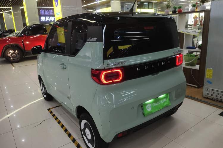 Used Wuling Hongguang MINIEV 2022 Macaron Premium Model – Lithium Iron Phosphate Rear Left 45 Deg