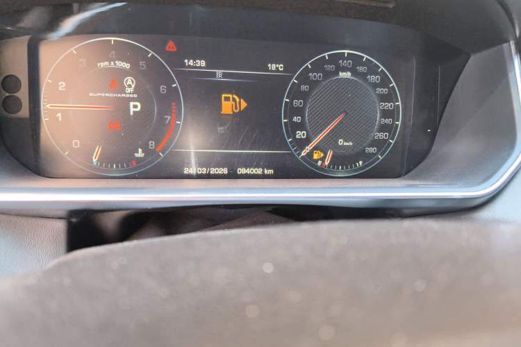 Used Land Rover Range Sport 2014 3.0 SC V6 HSE DYNAMIC Odometer Close Up