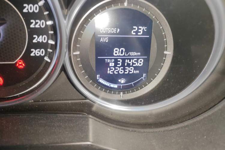 Used Mazda Atenza 2015 2.0L Blue Sky Luxury Edition Odometer Close Up