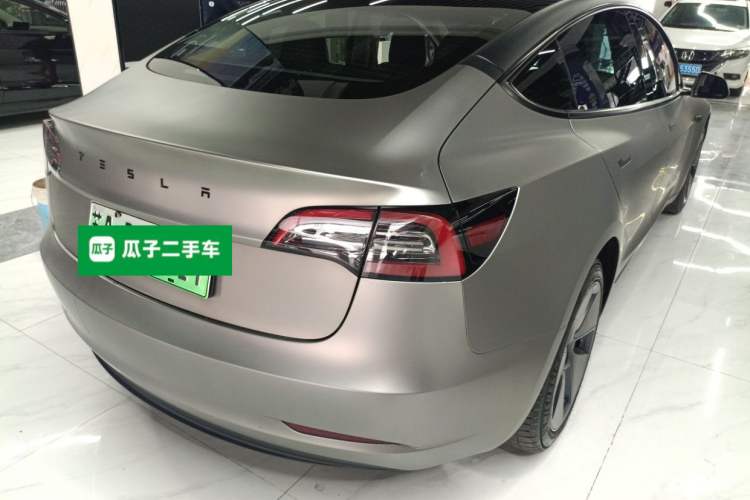 Used Tesla Model 3 2022 Rear-Wheel-Drive Version Rear Right 45 Deg