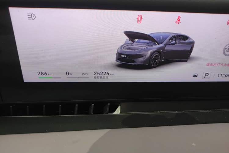 Used Avatr 12 2024 Updated Version 700 Three-Laser Rear-Wheel Drive Luxury Edition Odometer Close Up