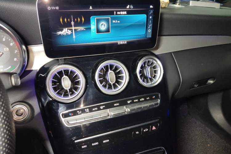 Used Mercedes-Benz C-Class 2019 C 260 Sport Edition Audio And AC Panel