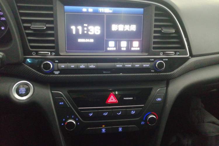 Used Hyundai Elantra (6th Generation / Lingdong) 2018 1.4T Dual-Clutch Xuan Dong · Dynamic Edition Audio And AC Panel
