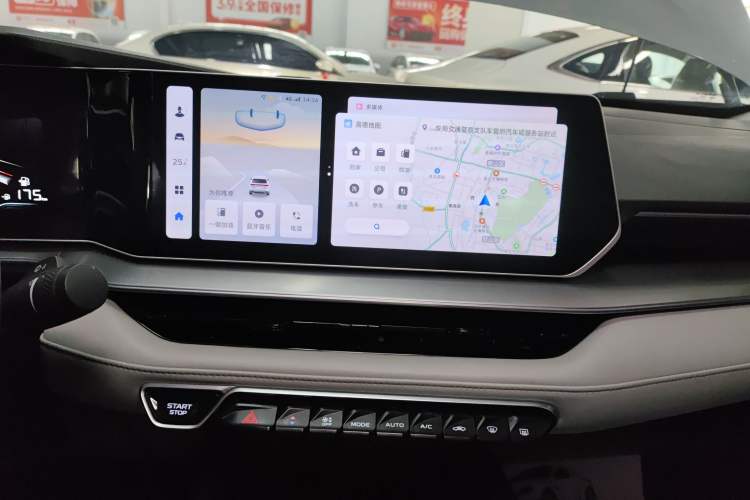 Used Geely Auto Binray 2024 Binrui COOL 1.5T DCT Champion Edition Audio And AC Panel