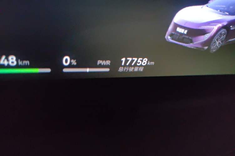 Used Avatr 12 2024 700 Three-Laser Rear-Wheel Drive Luxury Edition Odometer Close Up