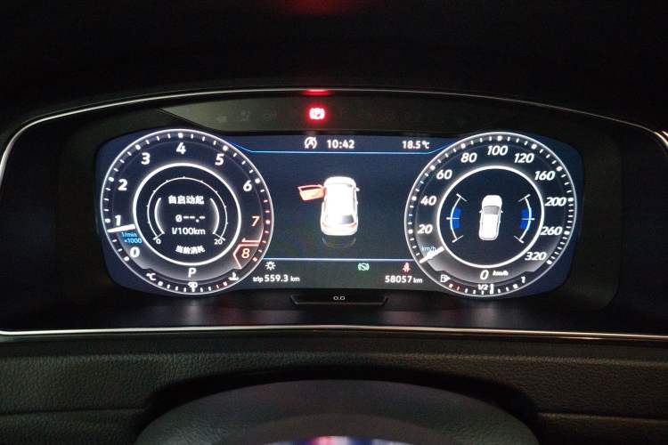 Used Volkswagen Golf 2018 230TSI Automatic Luxury Version Instrument Cluster