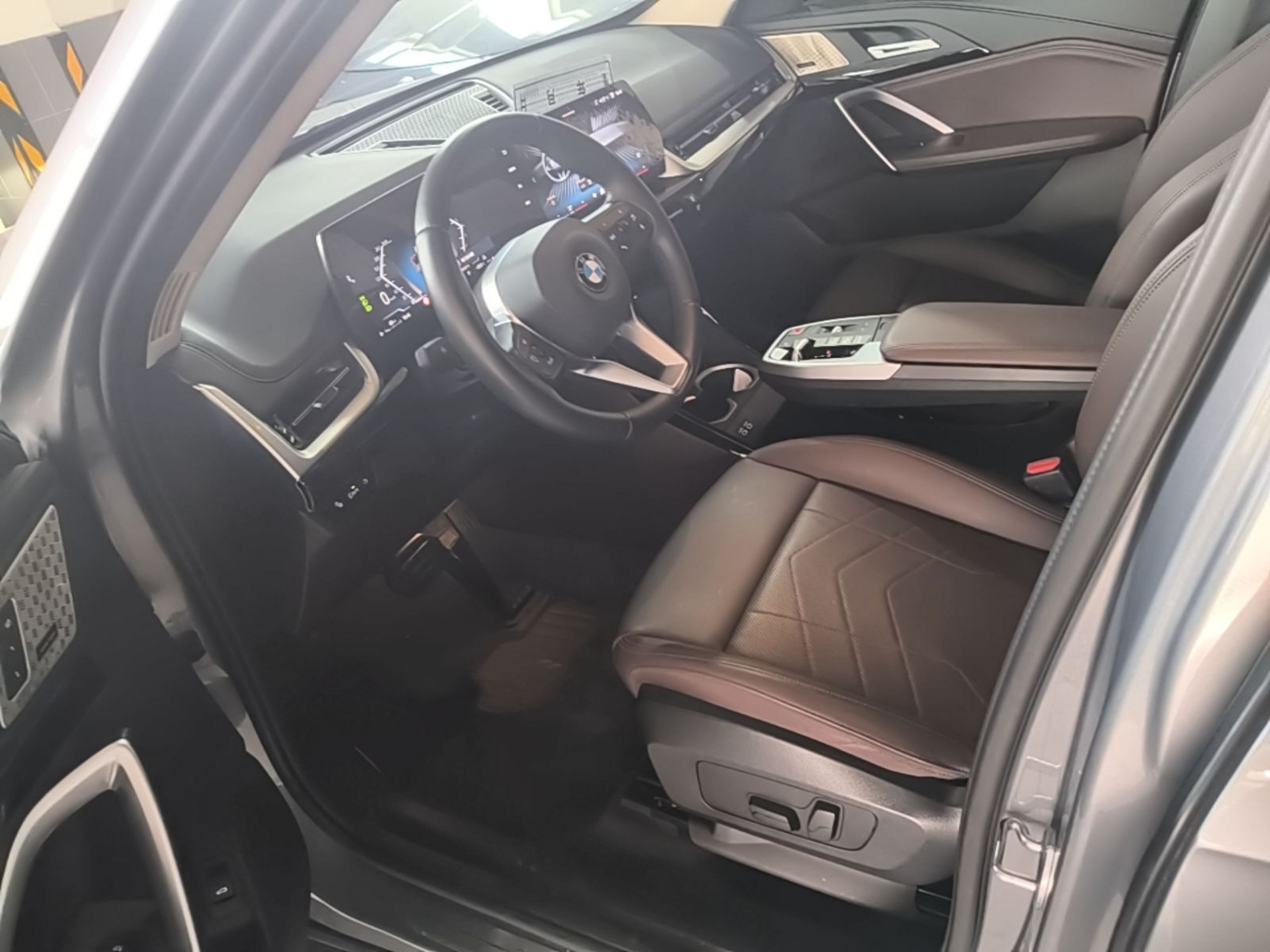 Vordere Reihe im Auto