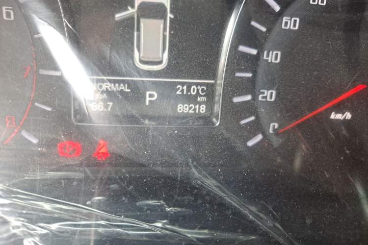 Used GAC Trumpchi GS4 2017 235T Automatic Two-Wheel Drive Luxury Smart Connectivity Version Odometer Close Up