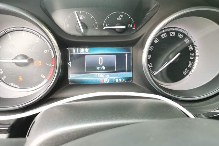 Used Buick Verano 2015 Sedan 15S Automatic Leading Model Odometer Close Up