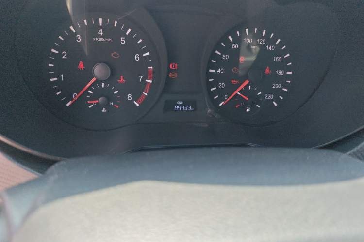 Used Haima Fumei 2015 1.6L Manual Prestige Model Odometer Close Up