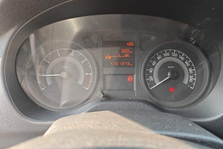 Used Peugeot 301 2016 1.6L Manual Comfort Edition Odometer Close Up