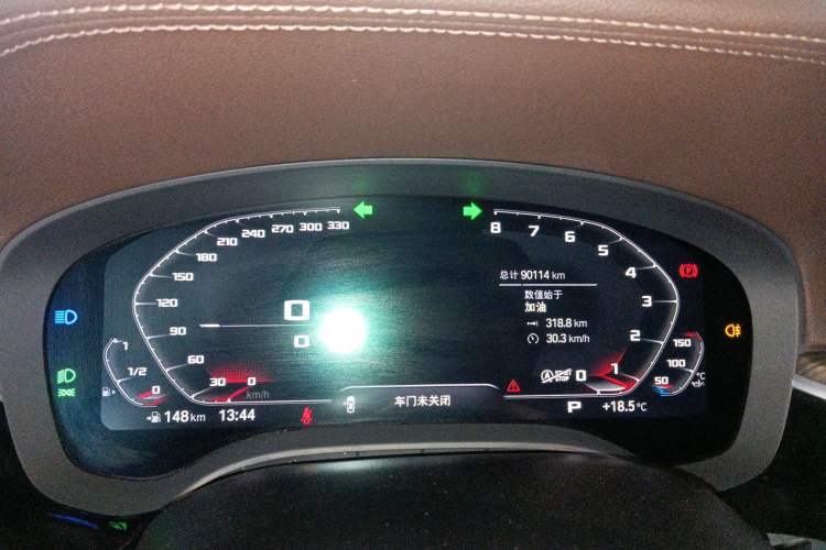 Used BMW 5 Series 2022 Second Facelift 530Li Leading Edition Luxury Package Instrument Cluster