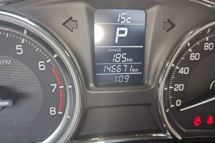 Used Suzuki Alivio 2015 1.6L Automatic Enjoyment Model Odometer Close Up