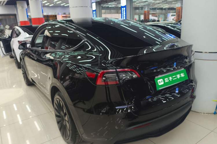 Used Tesla Model Y 2022 Revised Version Long-Range All-Wheel Drive Rear Left 45 Deg