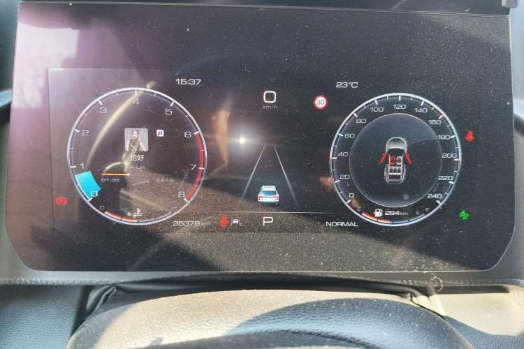 Used Haval DARGO 2021 1.5T DCT Two-Wheel Drive Border Collie Edition Odometer Close Up