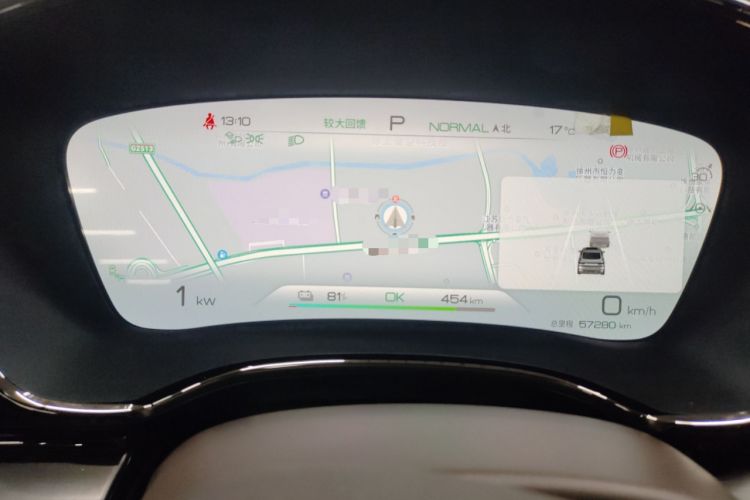 Used BYD Han 2022 EV Genesis Edition 610KM All-Wheel Drive Premium Model Instrument Cluster