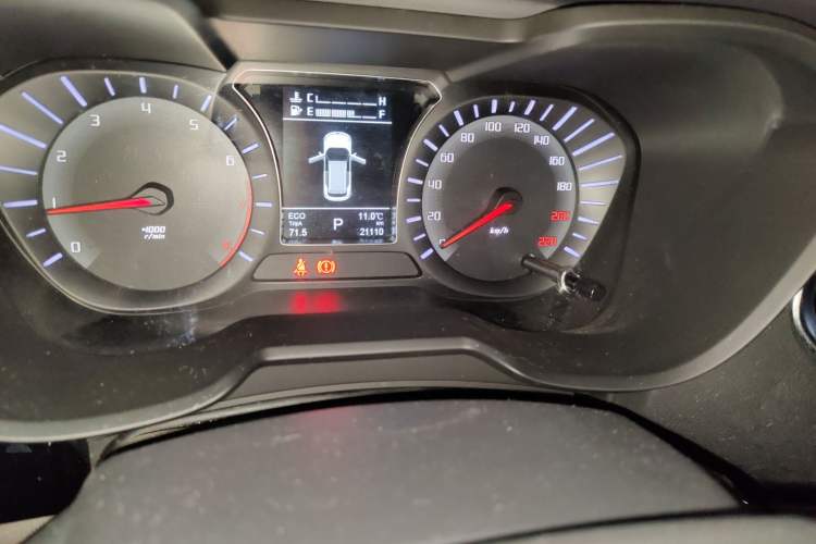 Used GAC Trumpchi GS4 2015 200T G-DCT Elite Edition Odometer Close Up