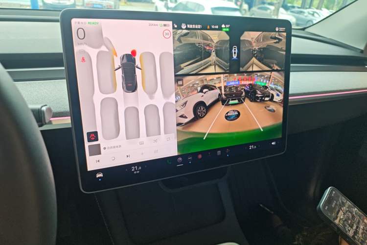 Used Tesla Model Y 2024 Rear-Wheel-Drive Version Audio And AC Panel