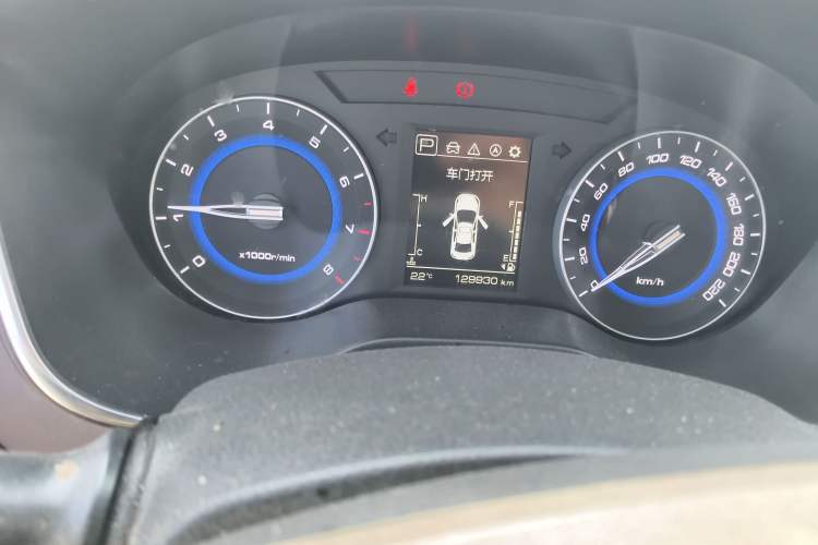 Used CHANGAN Eado DT 2018 1.6L Automatic Smart Enjoyment Model Odometer Close Up