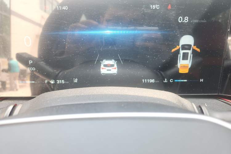 Used CHANGAN X5 PLUS 2025 1.5T DCT Excellence Edition Odometer Close Up