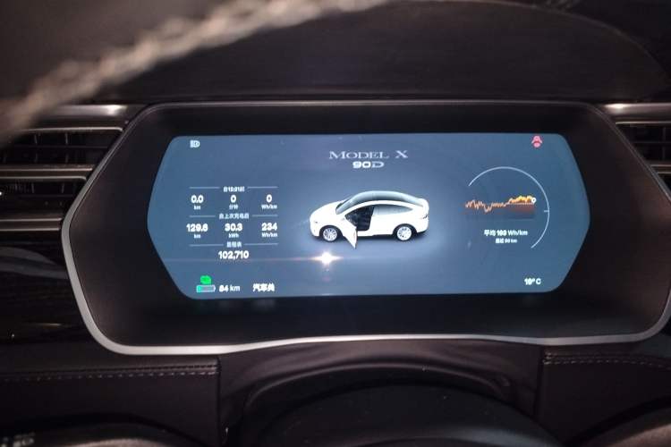 Used Tesla Model X 2016 X 90D Instrument Cluster
