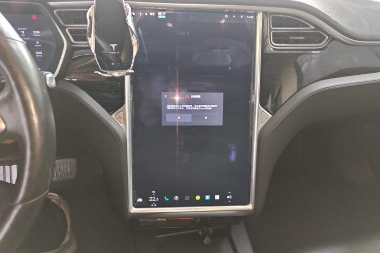Used Tesla Model S 2015 S 85D Audio And AC Panel