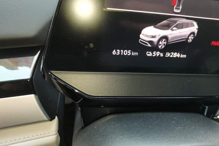 Used Volkswagen ID.6 CROZZ 2022 Long-Range PRO Edition Odometer Close Up