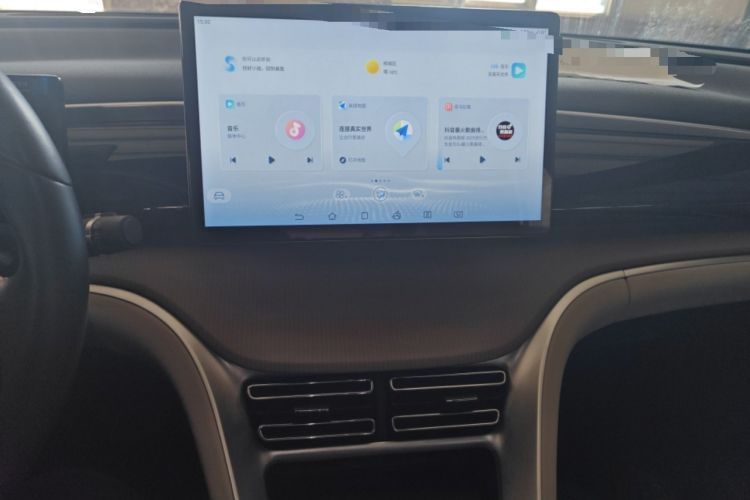 Used BYD Song Pro New Energy 2023 Champion Edition DM-i 110KM Beyond Model Audio And AC Panel