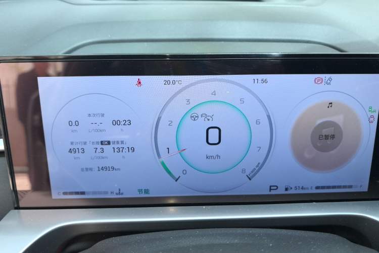 Used GAC Trumpchi EMKOO 2022 1.5T Supernova Max Edition Instrument Cluster