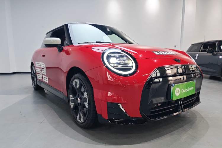 Used MINI Electric COOPER JCW 2025 Model Montecarlo Night 60th Anniversary Edition Front Right 45 Deg