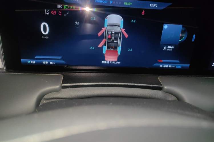 Used NETA U 2022 NETA U-Ⅱ 500 Lithium Iron Phosphate Odometer Close Up