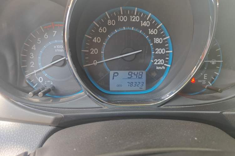 Used Toyota Vios 2014 1.5L Automatic ZhiZhen Edition Odometer Close Up