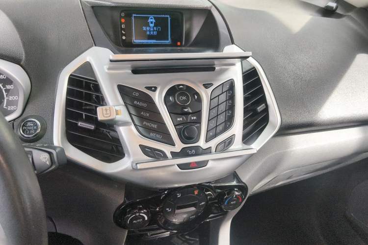 Used Ford EcoSport 2013 1.5L Automatic Prestige Model Audio And AC Panel