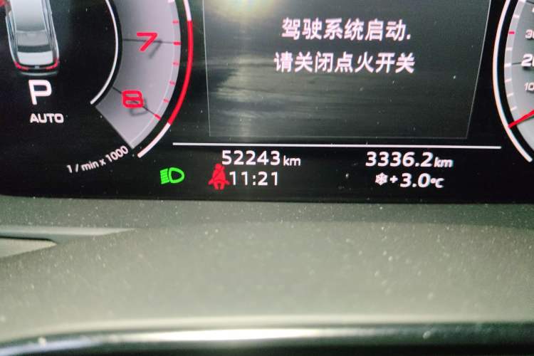 Used Audi A6L 2020 45 TFSI Prestige Dynamic Edition Odometer Close Up