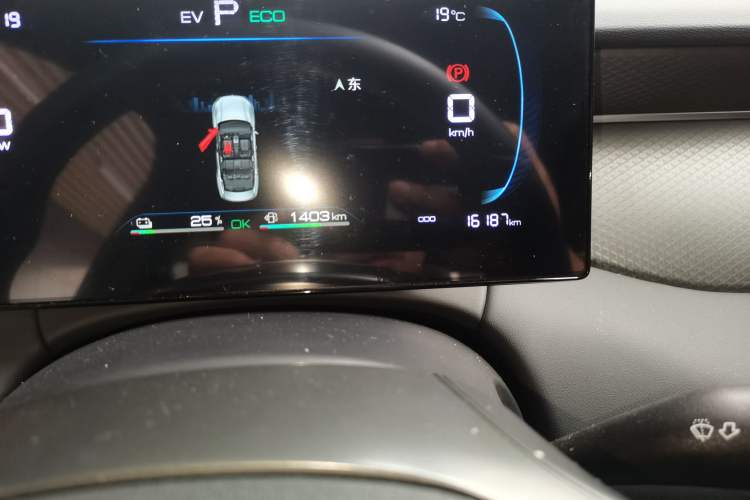 Used BYD Qin PLUS 2025 DM-i Smart Drive 55KM Leading Model Odometer Close Up