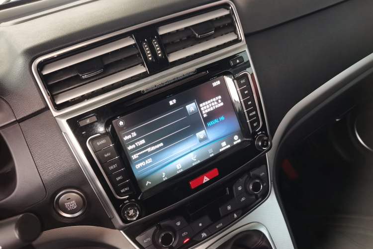 Used Haval H6 2017 Blue Label Sport Edition 1.5T Manual Two-Wheel Drive Elite Model Audio And AC Panel