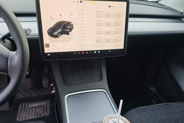 Used Tesla Model Y 2024 Rear-Wheel-Drive Version Audio And AC Panel