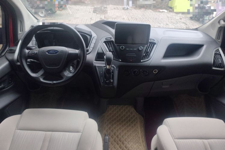 Used Ford Transit 2019 2.0T Gasoline Automatic Multi-Function Commercial Vehicle Short Wheelbase Low Roof 6-Seater China VI Standard
