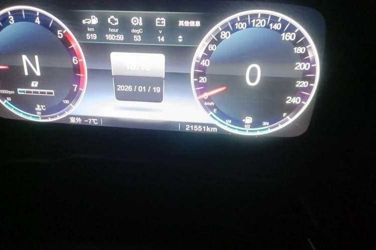 Used BAIC Off-Road BJ80 2020 3.0T Automatic Supreme Edition Odometer Close Up