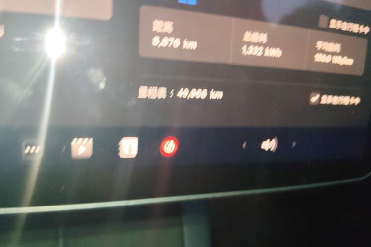 Used Tesla Model Y 2023 Rear-Wheel-Drive Version Odometer Close Up