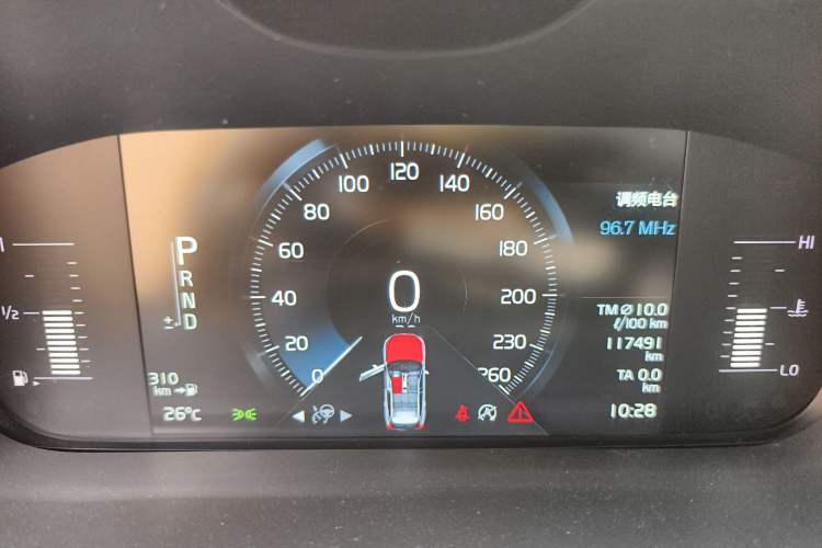 Used Volvo XC60 2019 T5 4x4 Smart Edition China VI Standard Instrument Cluster