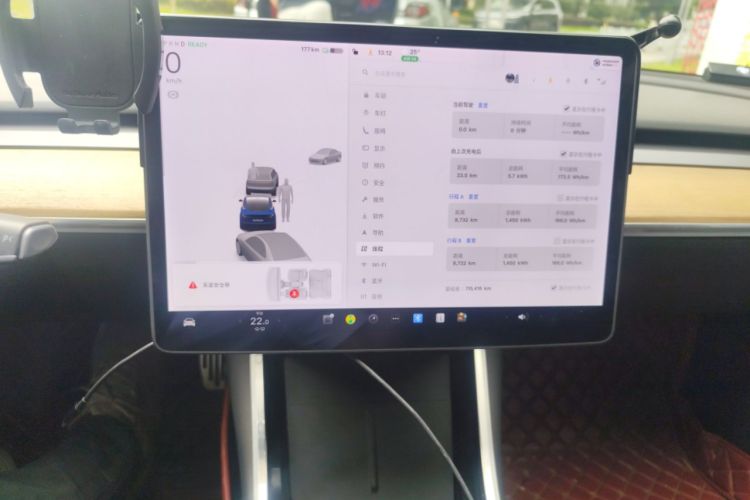 Used Tesla Model 3 2020 Refreshed Version Long-Range Rear-Wheel Drive Audio And AC Panel