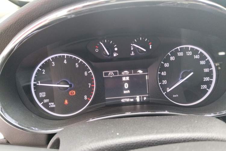 Used Buick Encore 2017 18T Automatic Two-Wheel Drive Urban Leading Model Instrument Cluster