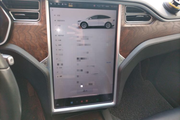 Used Tesla Model X 2017 X 100D Long Range Edition Audio And AC Panel