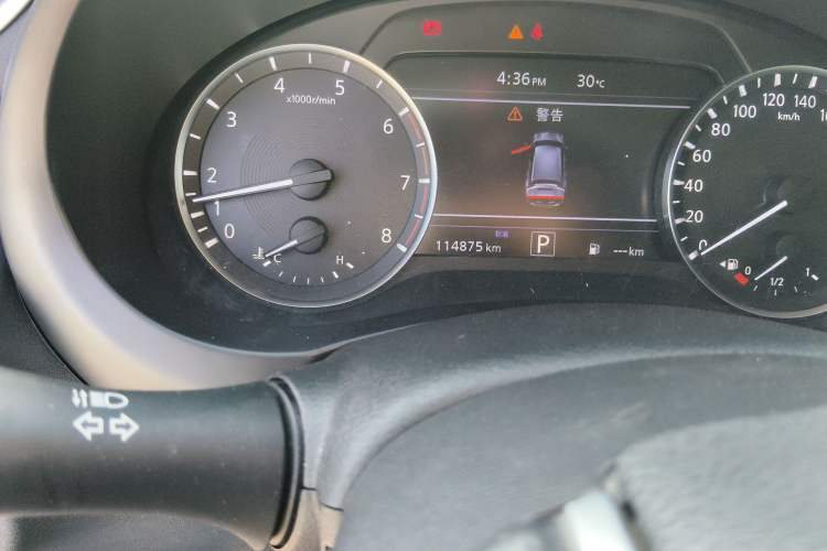 Used Infiniti QX50 2018 2.0T Four-Wheel Drive Elite Edition Odometer Close Up