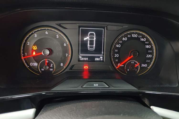 Used Volkswagen Lavida 2019 280TSI DSG Comfort Edition China VI standard Odometer Close Up