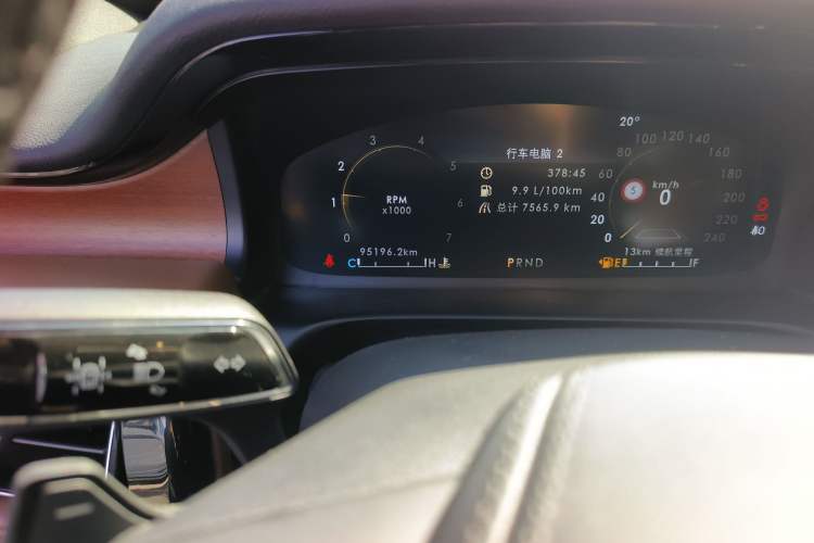 Used Lincoln Aviator 2020 3.0T V6 Four-Wheel Drive Zunya Edition Odometer Close Up