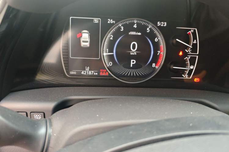 Used Lexus ES 2022 200 Excellence Edition Odometer Close Up